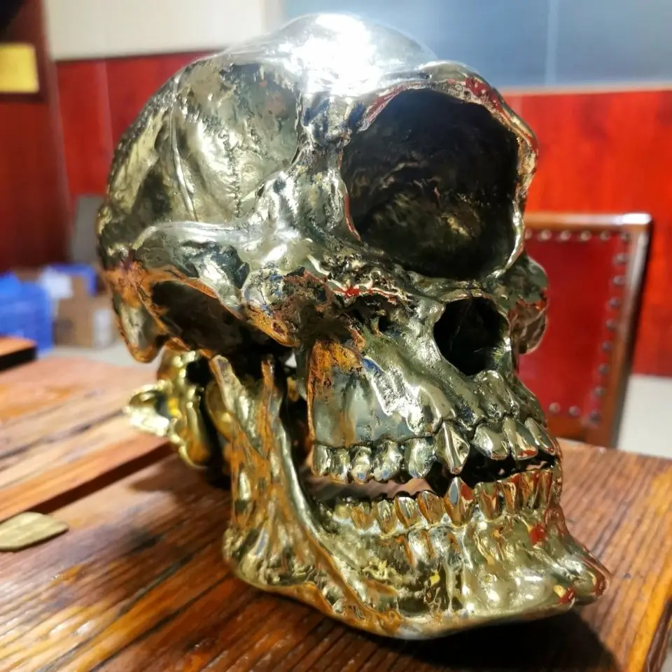 Cyclops Skull Pure Copper Ornament Creative Home Collection