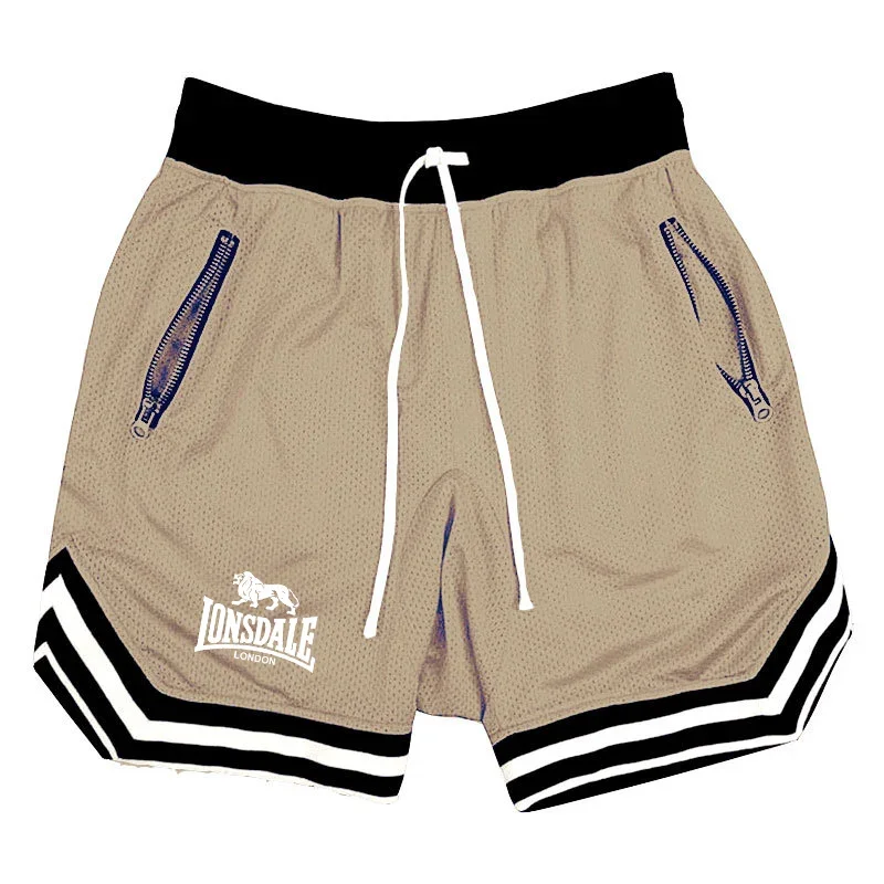 2024 neue Lonsdale Print Baumwolle Soft Shorts Männer lässig Jogging Sport hose Sommer männlich läuft lose Vintage Hose Streetwear