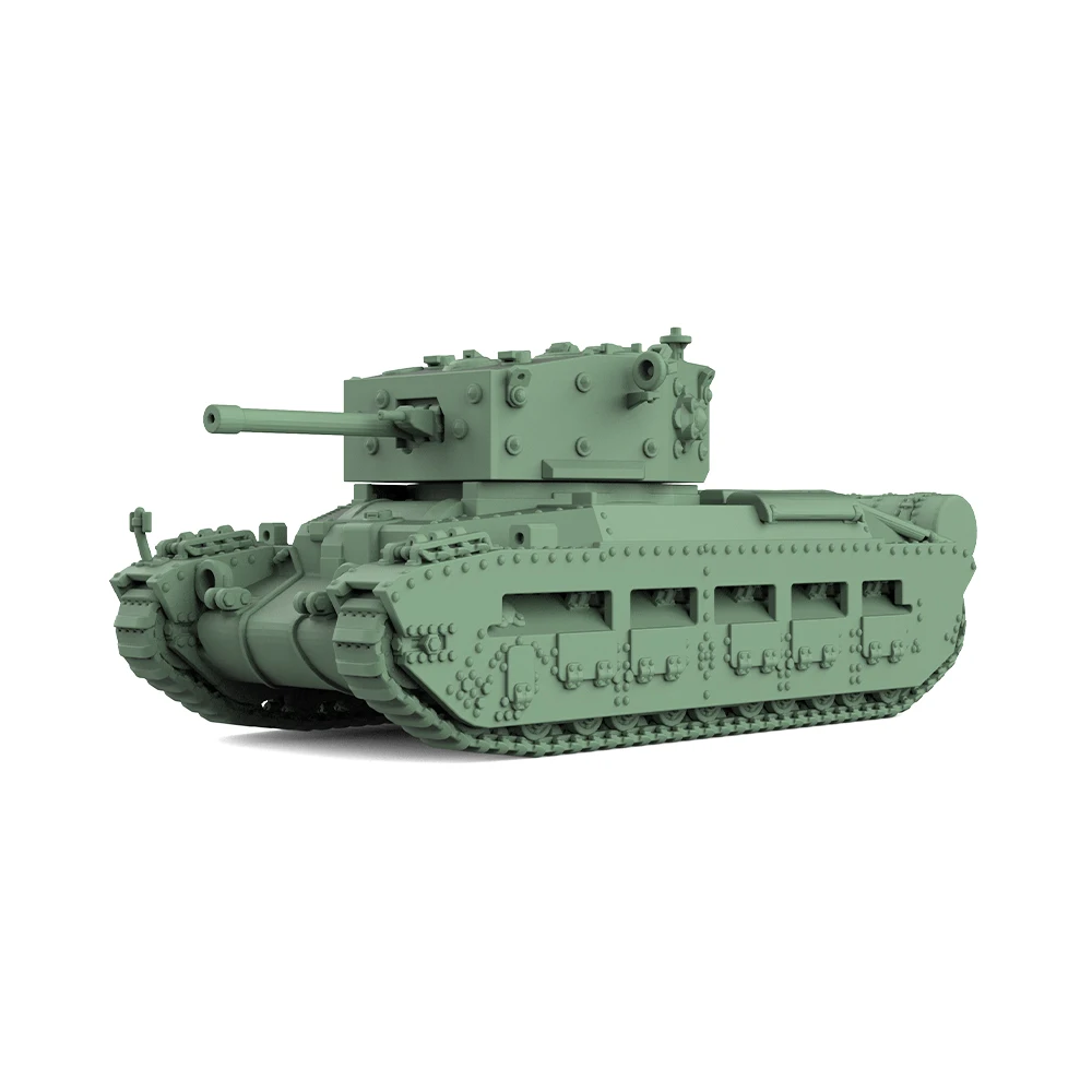 

1/220 1/160 1/87 SSMODEL SS573 Железнодорожная военная модель, комплект британской матильды, черный принц