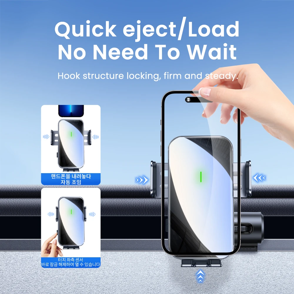 YZ For Tesla highland Model 3 Y Car Cell Phone Holder Magnetic Car Mount Bracket Vent Clip Air Outlet Snap-in Solar Charging