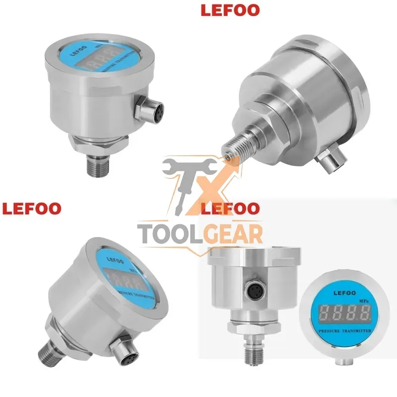 2026hotsale* LEFOO RS485 Output Digital Pressure Transmitter Pressure Gauge Warning Transmitter for Fire Fighting