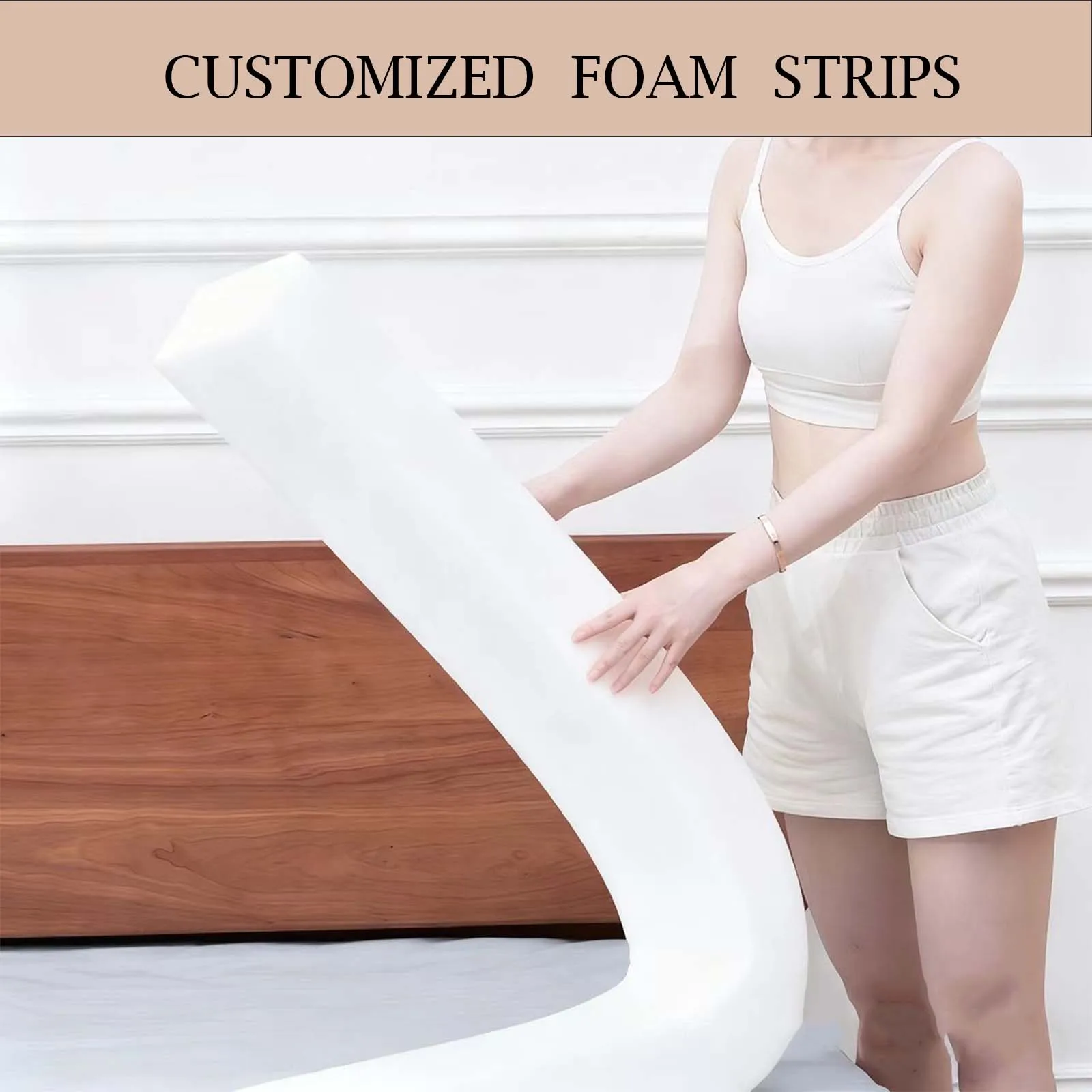 Bed Gap Filler Foam Sponge for Bed Sofa Space Bed Extender Sofa Armrest Pad Foams Gap Filling Sponge for Home Sofa Window Seat