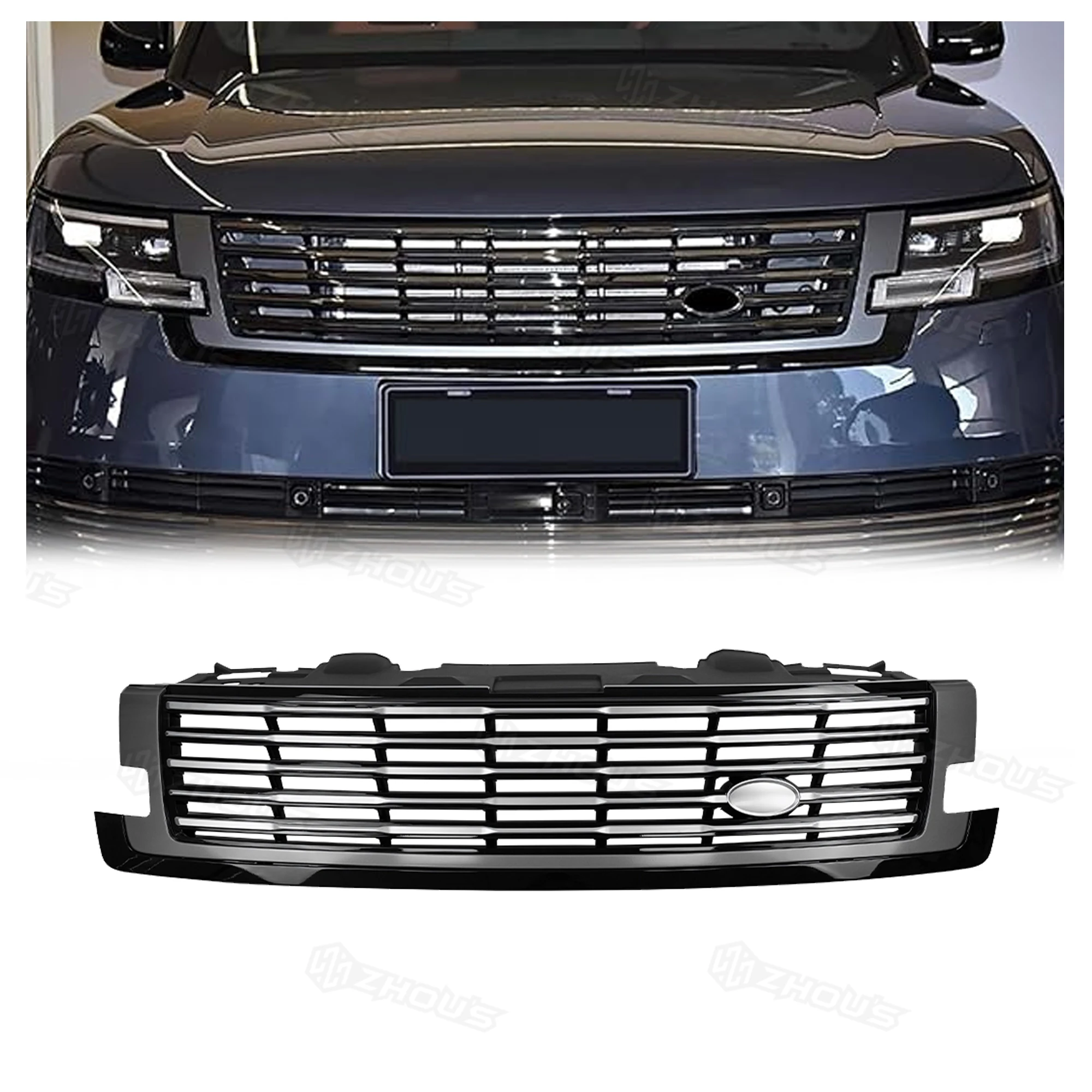 

Universal Accessories Auto Parts Modification Body Kit Carbon Car Parts Bumper Front Grille for Range Rover Part