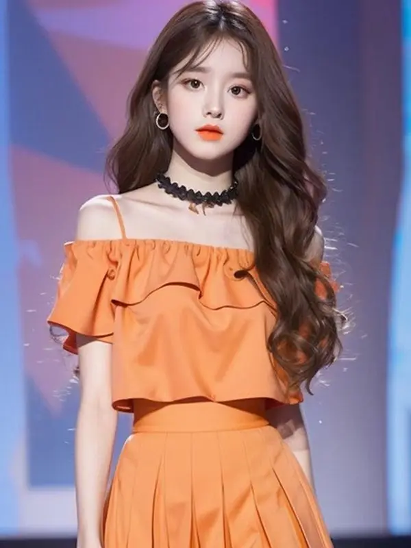 Korea High Waist Skirt Ladies Summer Clothes Women'S A Line Harajuku Mini Pleated Skirt For Girl Uniform Two-Piece Suit