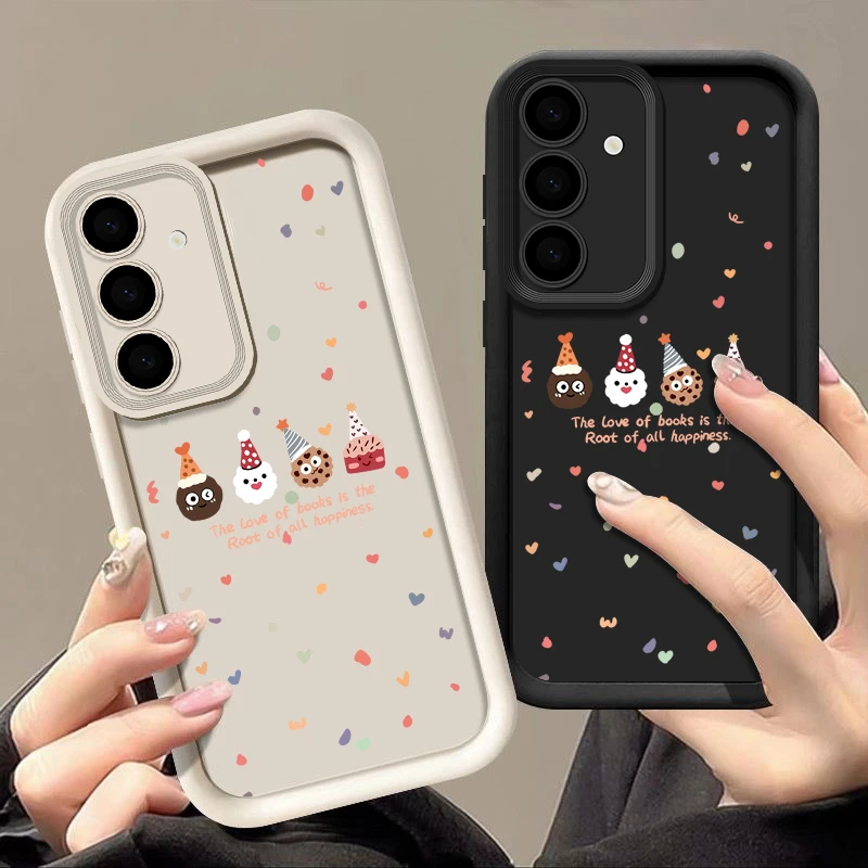 Christmas Pattern Case For Samsung Galaxy A55 A54 A34 A14 A15 A35 A52 A53 A16 5G S24 S23 S22 Ultra S21 Plus S20 FE Phone Cover