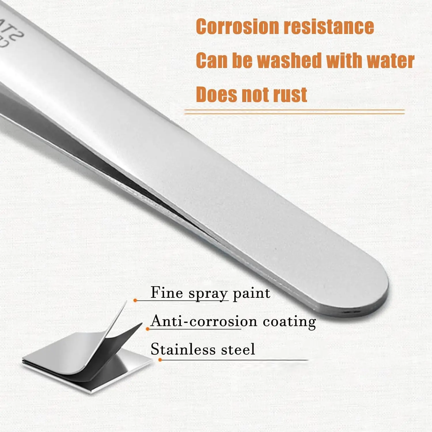 Edelstahl Pinzette Mitesser Entferner Pickel Extractor Akne Behandlung Eingewachsene Haar Splinter Präzision Spitze Schönheit Werkzeug