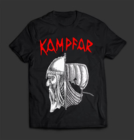 2025 Summer's New KAMPFAR Norwegian Print Graphic T-shirts for Men and Women Short-sleeved T-shirts High-quality Streetwear