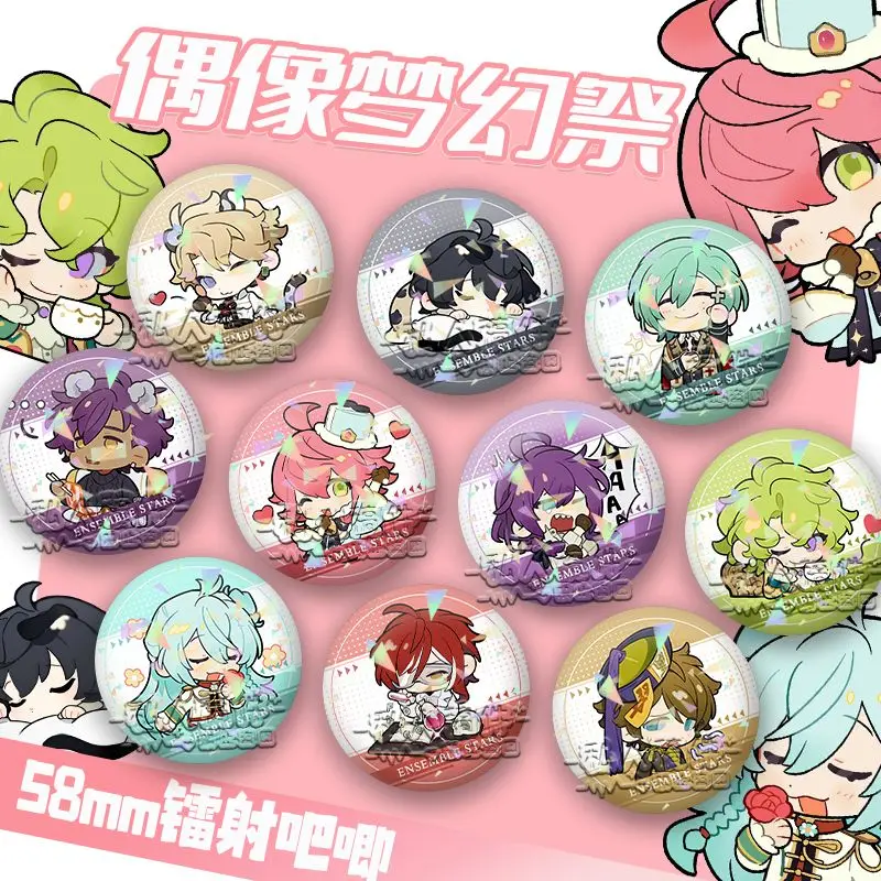 2025 NEW Ensemble Stars Hibiki Wataru Sakuma Ritsu Pocket Brooch Clothing BagLapel Pin Souvenir Soft Button Decorative HatBadge