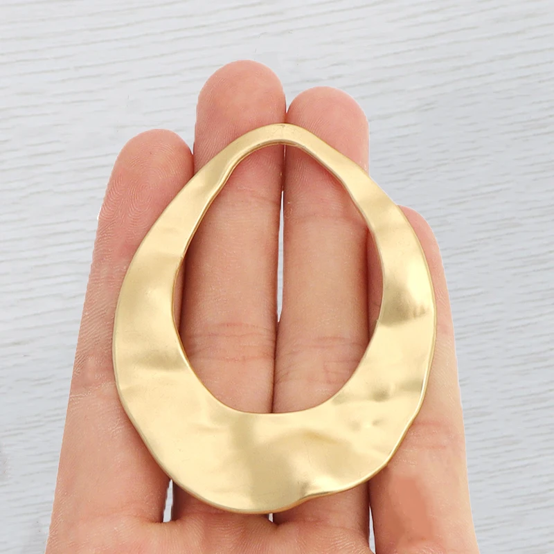 

1 x Matte Gold Color Water Drop Elegant Charm Pendant For DIY Fashion Exaggerated Earring Necklace Jewellery Making Accessories