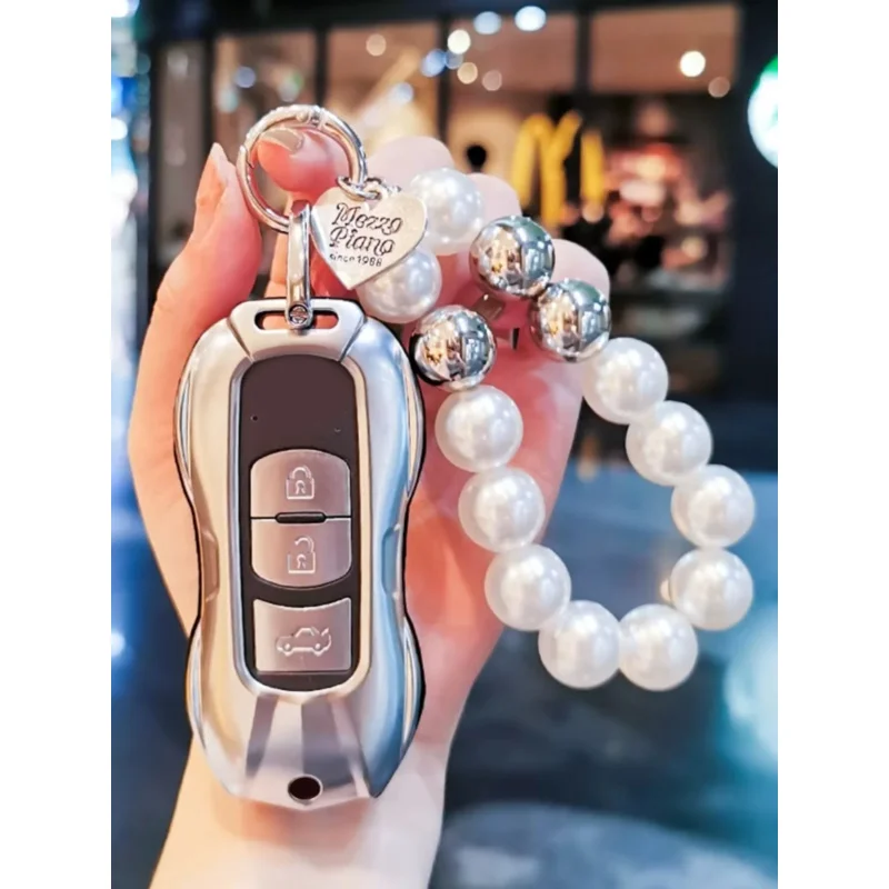 

For Mazda3 Axela keycase CX4 CX5 cx8 Atenza Mazda6 zoom MX5 keyshell keychain keycover car shell buckle car keys accessories