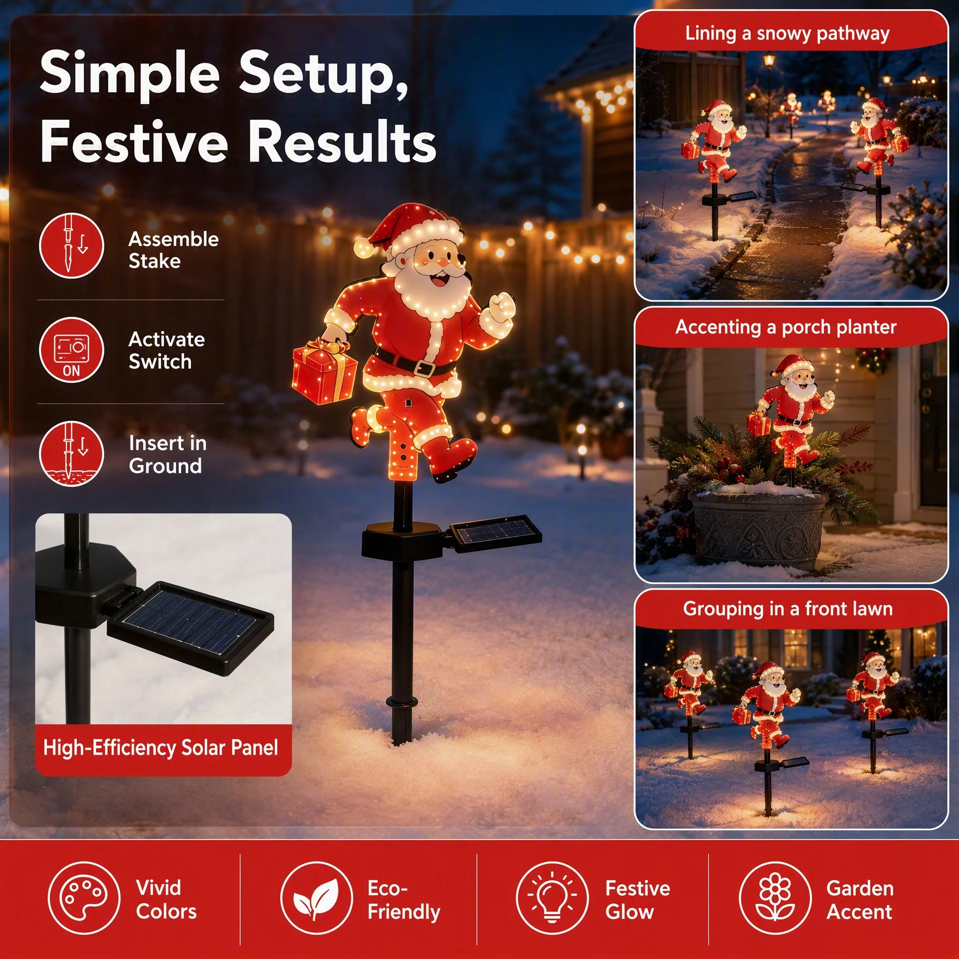 Christmas Lights Outdoor Solar - Solar Garden Light Dusk To Dawn review and price