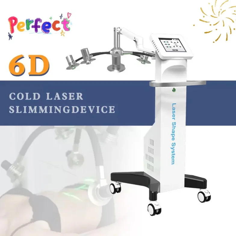 Slimming Machine 6D Loss Weight Shaping Beauty Instrument Diode Greenlight Device 532Nm Wavelengths Body Slim