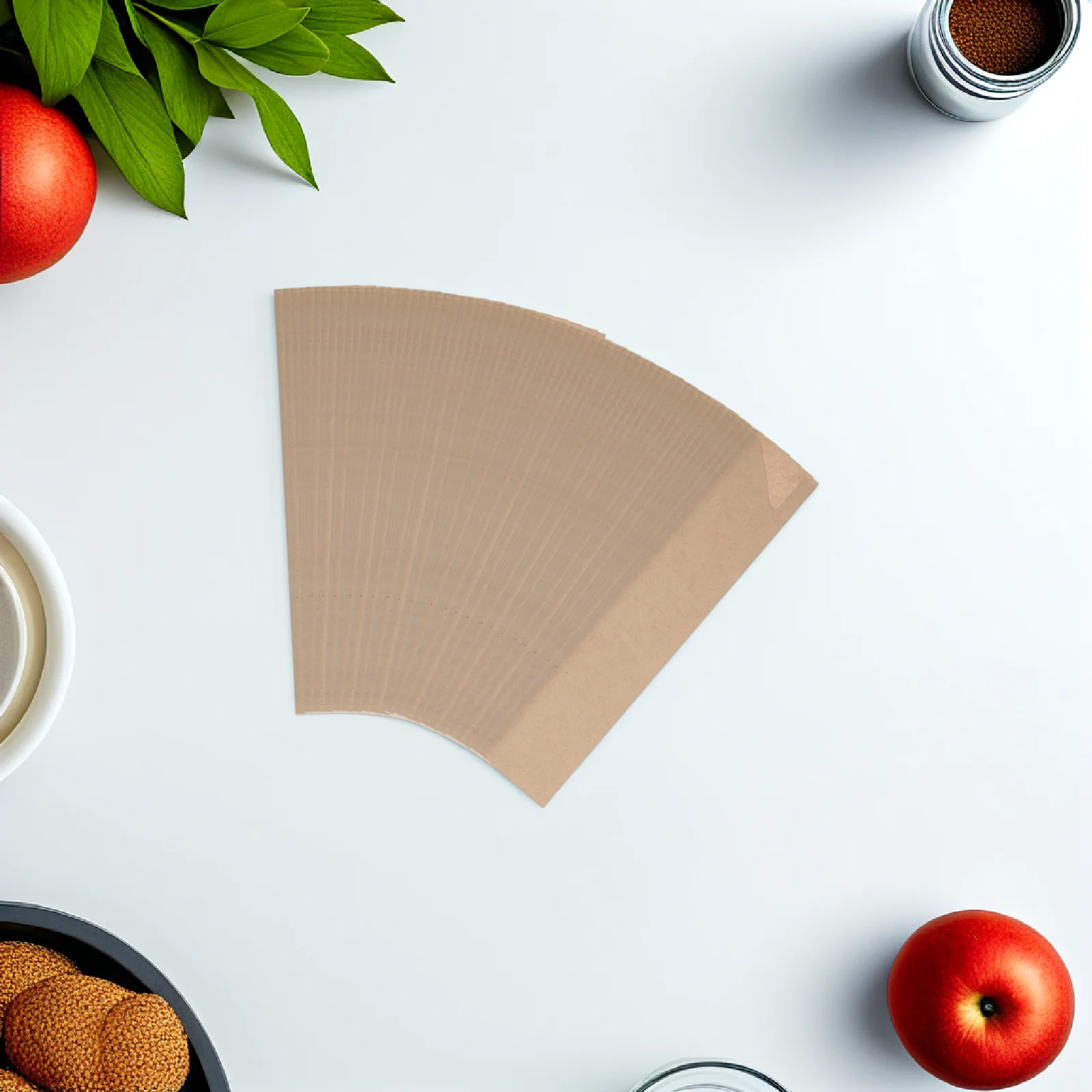

300pcs Waterproof Chopstick Sleeves Kraft Paper Bag 31x150mm Disposable Hygiene Storage Bags for Travel Picnics Restaurants