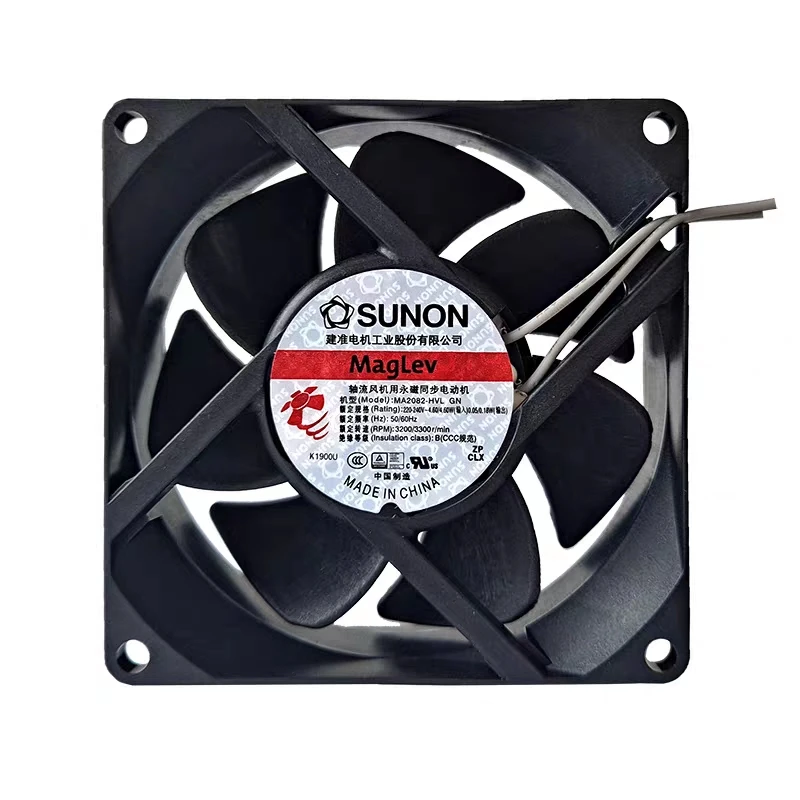 NEW ORIGINAL MA2082-HVL.GN 220V/240V 8025 80x80x25mm COOLING FAN RADIATOR