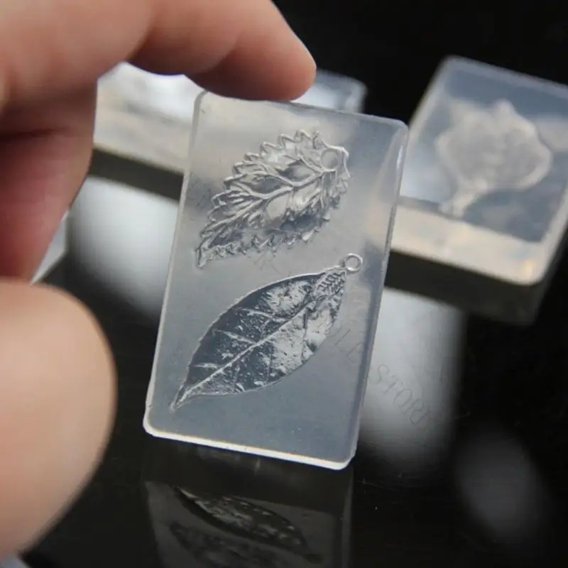 R7UF Clear Silicone Shaped Epoxy Silicone Mould 6 Pieces Sturdy And Flexible For Handmade Crafts