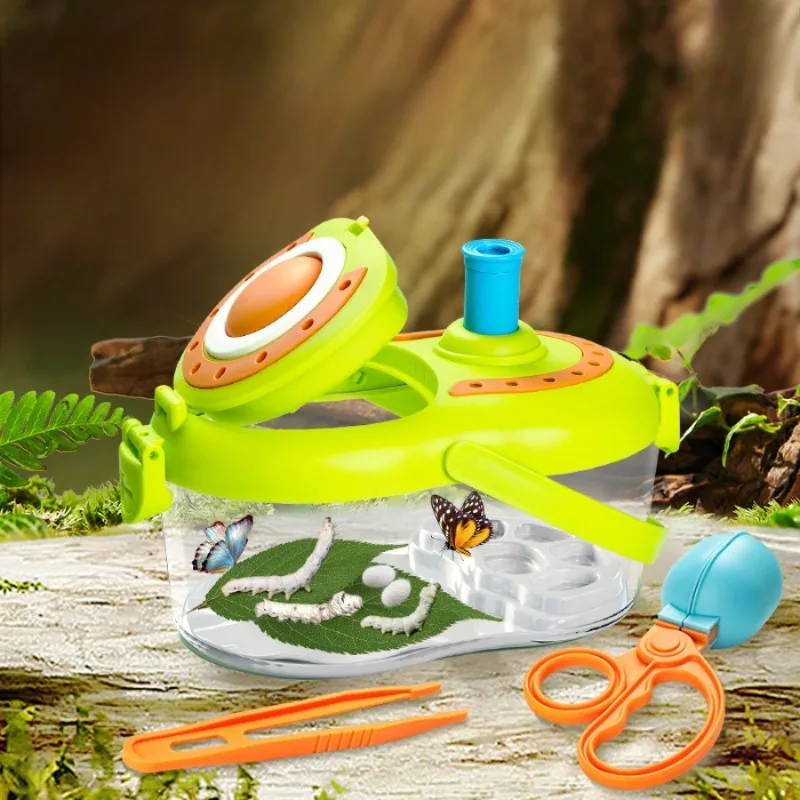 Kid Insect Observation Box Outdoor Explorer Set Bound Catcher Collection Kit Container Nature Science Biology Educational Toy