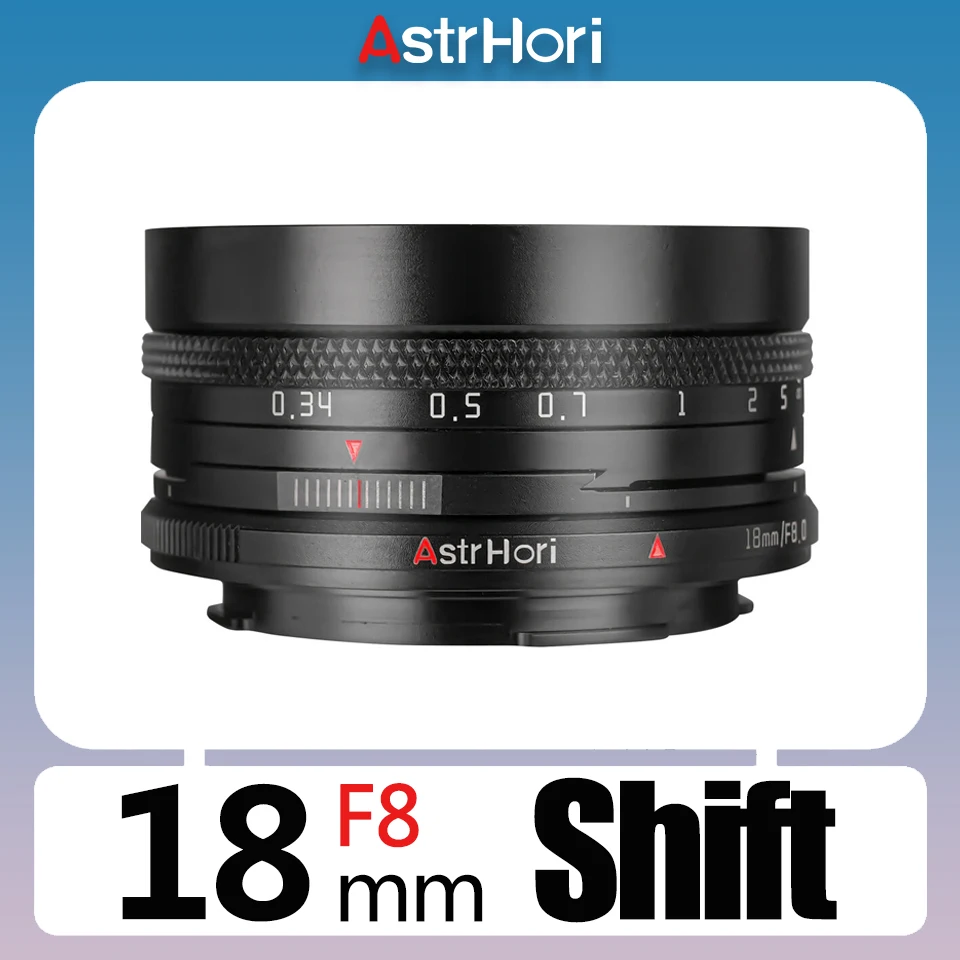 

AstrHori APS-C 18mm F8 Shift Standard Prime Ultra-wide Angle Camera Lens for Landscape Photography with Leica L Mount