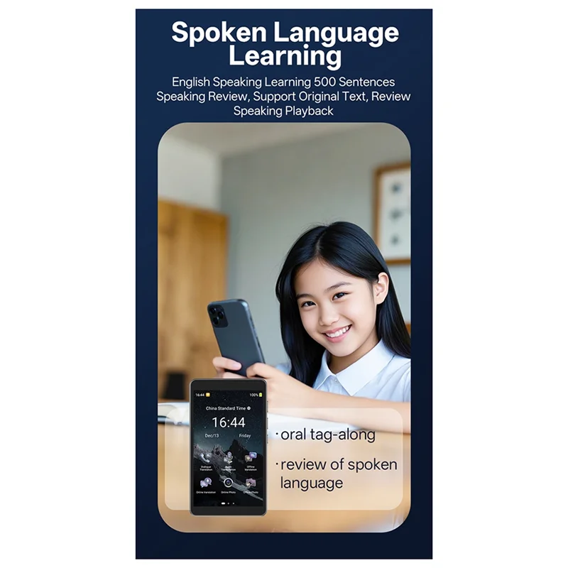 

-A99Z T22 Smart Translator Offline Voice Translator 142 Languages Wifi Real-Time Translator Without Internet Translation Stick