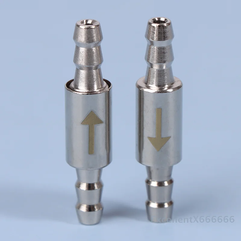 For 4mm Pipe Aquarium Stainless Steel Check Valve Dioxide Cylinder To CO2 System Diffuser For CO2 Equipment Non Return Water