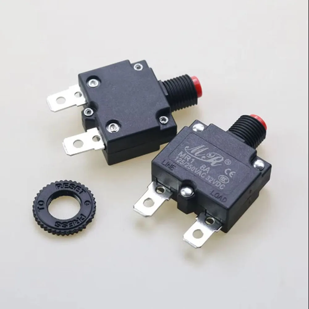 1piece 3A 4A 5A 6A 7A 8A 10A 12A 15A 20A Circuit Breaker Overload Protector Switch Fuse