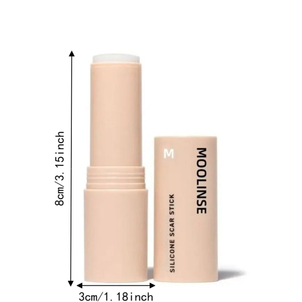 60% Silicone Silicone Scar Stick Velvety Film Thick Solid Scar Treatment Stick Vitamin E Infused Centella Asiatica Extracts