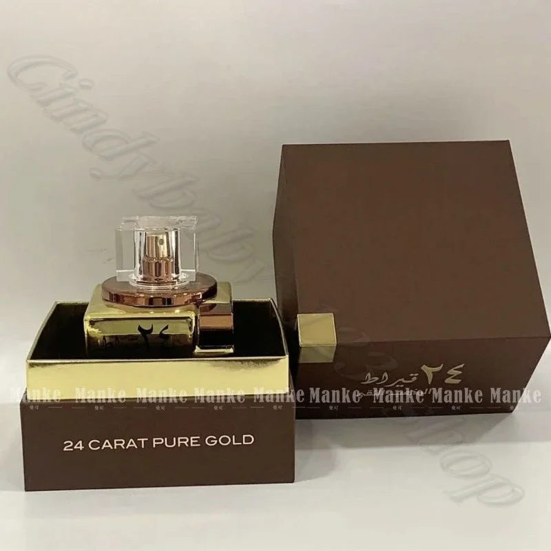 Lattafa 24 CARAT PURE GOLD Parfum met luzhou-smaak voor het masker van lichaamsgeur 100 ml