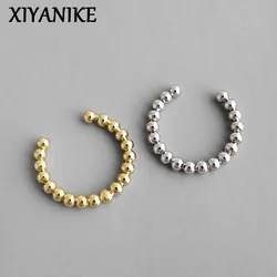 XIYANIKE Fashion Silver Color Finger Ring for Women Creative Geometric Round Beads Party Accessories Jewelry Adjustale
