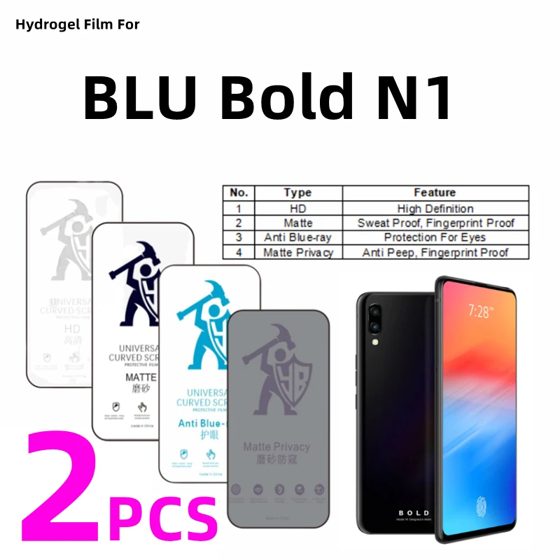 2Pcs Hd Hydrogel Fi…