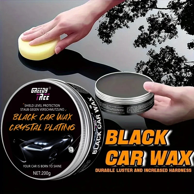 Crystal plating wax,nano-penetration technology, paint surface brightness increased by 300%, water-repellent and stain-proof