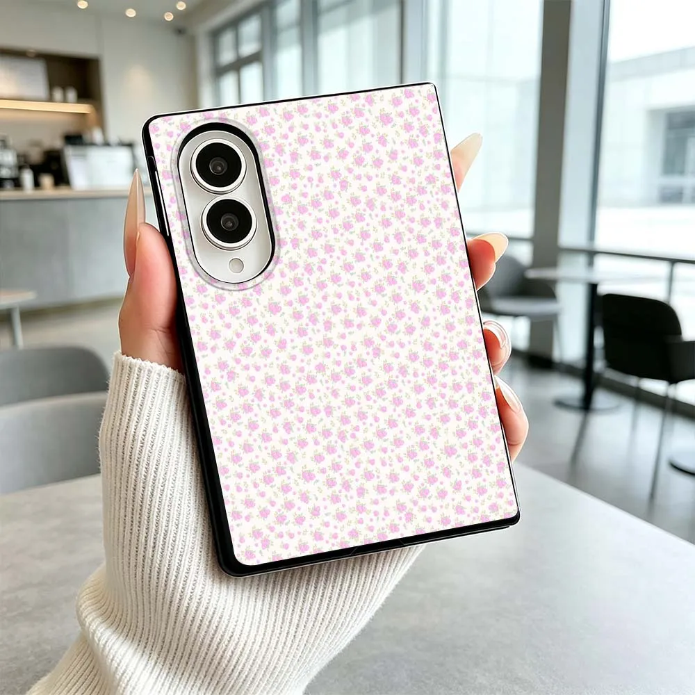 Fresh Flowers Phone Case For Samsung Galaxy Z Flip 8 Z Fold 8 Z Flip8 Wide ZFold Wide Shockproof Cover