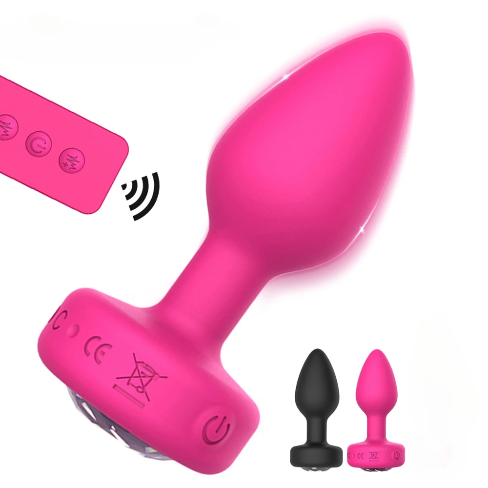 

Anal Plug Vibrator for Women Butt Plug Portable Massager Wireless Remote Control Dildo Vibration Sex Toys for Female Adult Toys