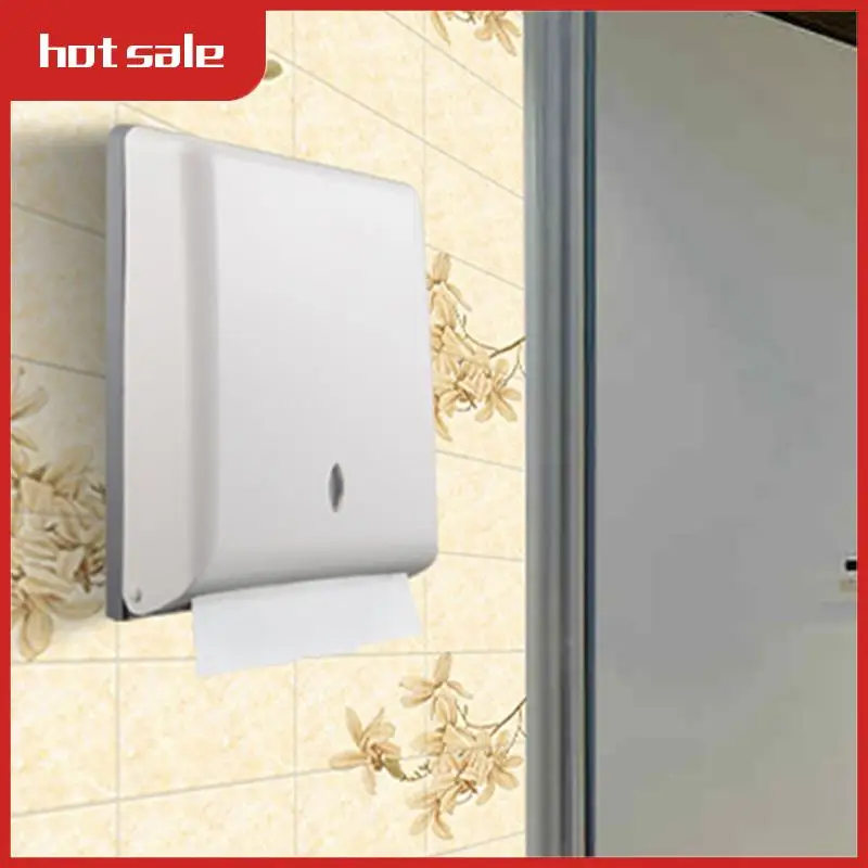 

1 шт. коммерческий диспенсер для бумажных полотенец, настенное крепление, тройные складные Z-образные полотенца для рук для ванной комнаты/туажа, офиса, магазина