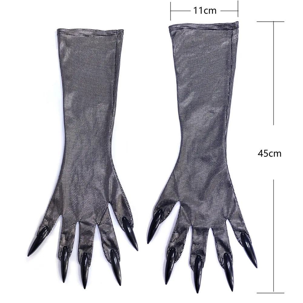 Cat Girl Diamond Mask Glove Set Sexy Cosplay Ball Dressing Prop accessori Cat Woman Costume Masquerade Dress