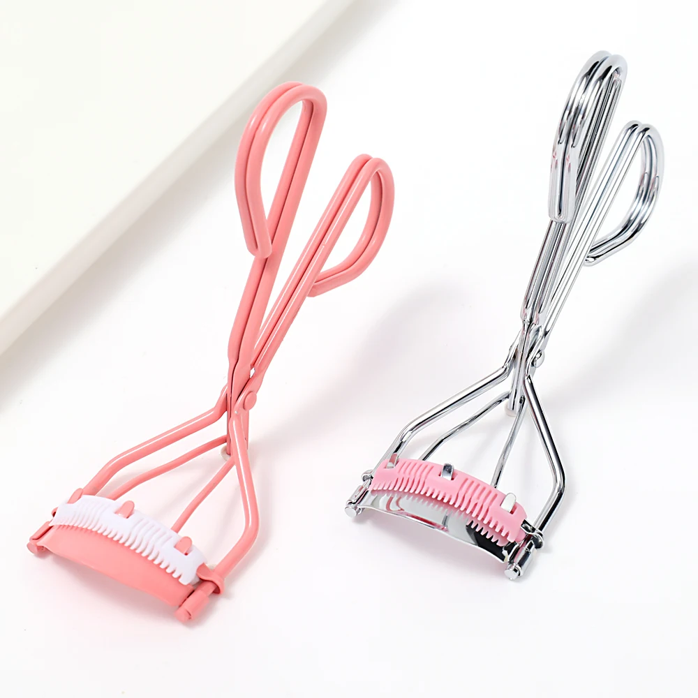 Eyelashes Curler with Built In Comb Separated Eyelash Curler Crimp-free Lashes Stainless Steel Eyebrow Razor Eyelash Eye Makeup