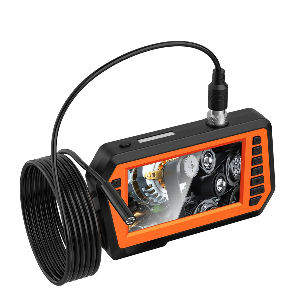 4.3 'Ips Scherm Industriële Endoscoop Camera Hd 1080P 2 Meter Pijp Riool Inspectie Borescope Ip68 Waterdichte Led 2600Mah