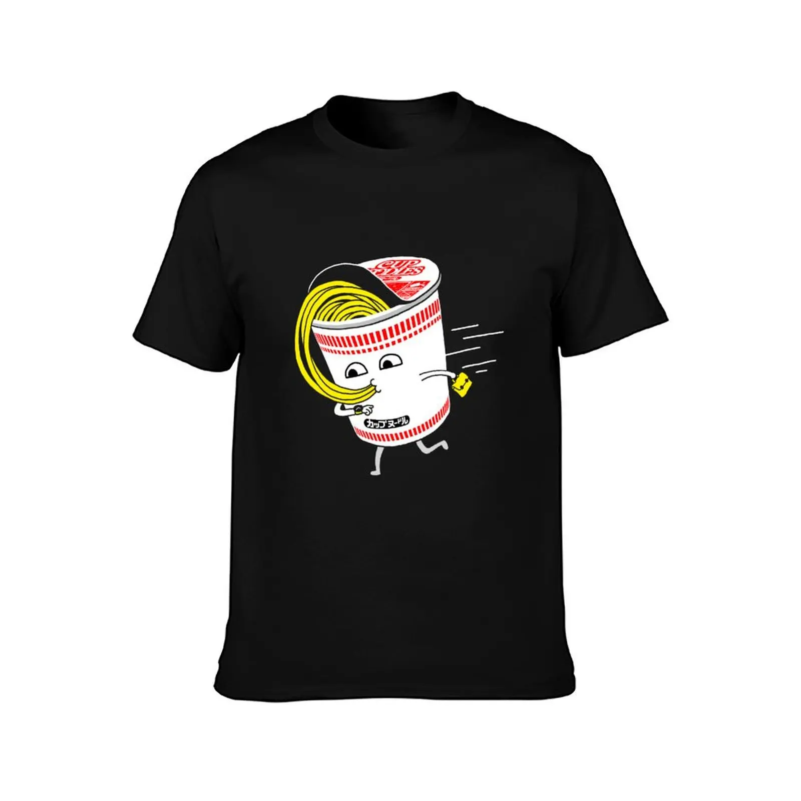 Quick meal in a rush! T-Shirt Basic Simple Design Short Sleeve Shirt T-Shirt