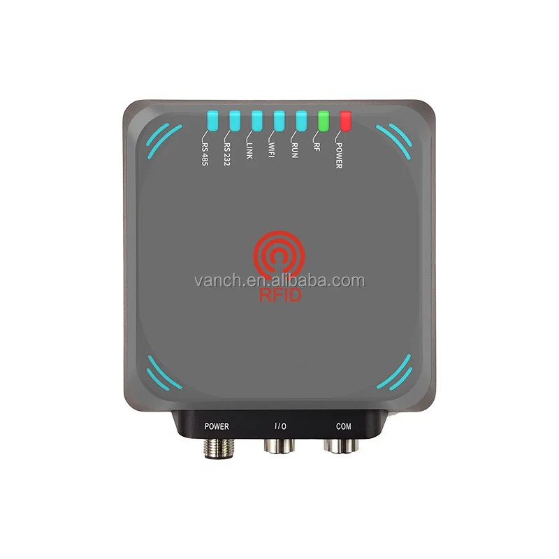 E710 Chip RJ45 RS232 RS485 Modbus RTU/TCP PROFINET Protocol Integrated Antenna Industrial UHF RFID Reader