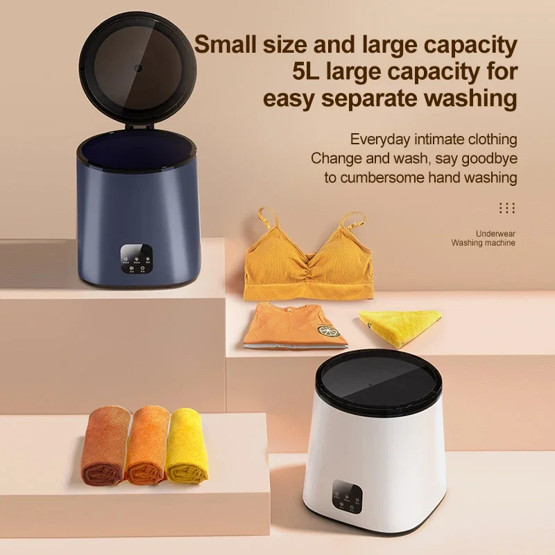 Portable Hand Cranked Manual Clothes Non-Electric Washing Machine and Spin Dryer