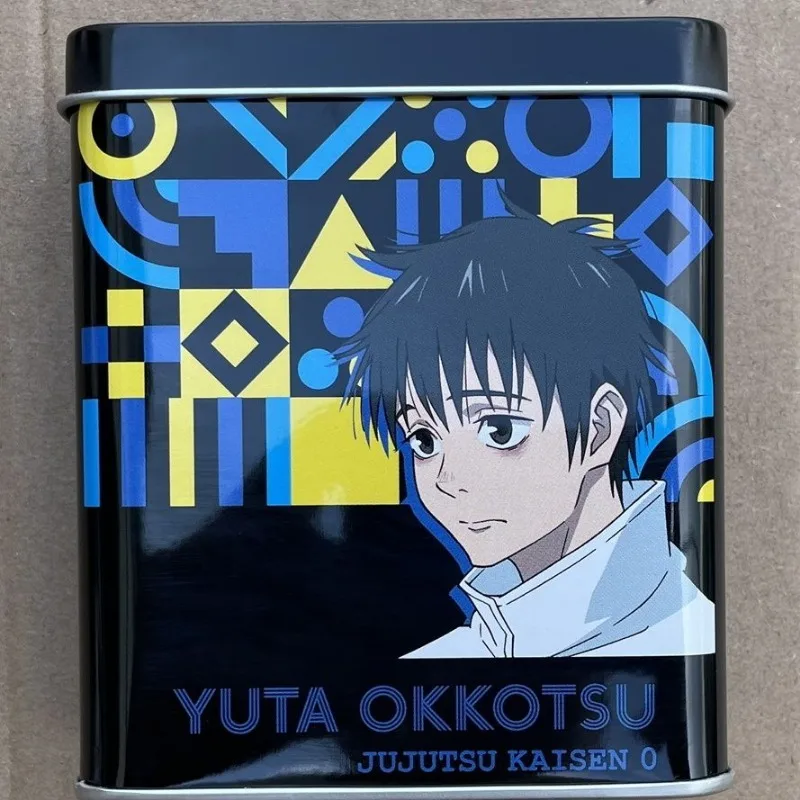 Jujutsu Kaisen Satoru Gojo Fushiguro Megumi Yuta Okkotsu scatola di immagazzinaggio Anime periferiche Cute Cartoon Candy Box con coperchio Kawaii