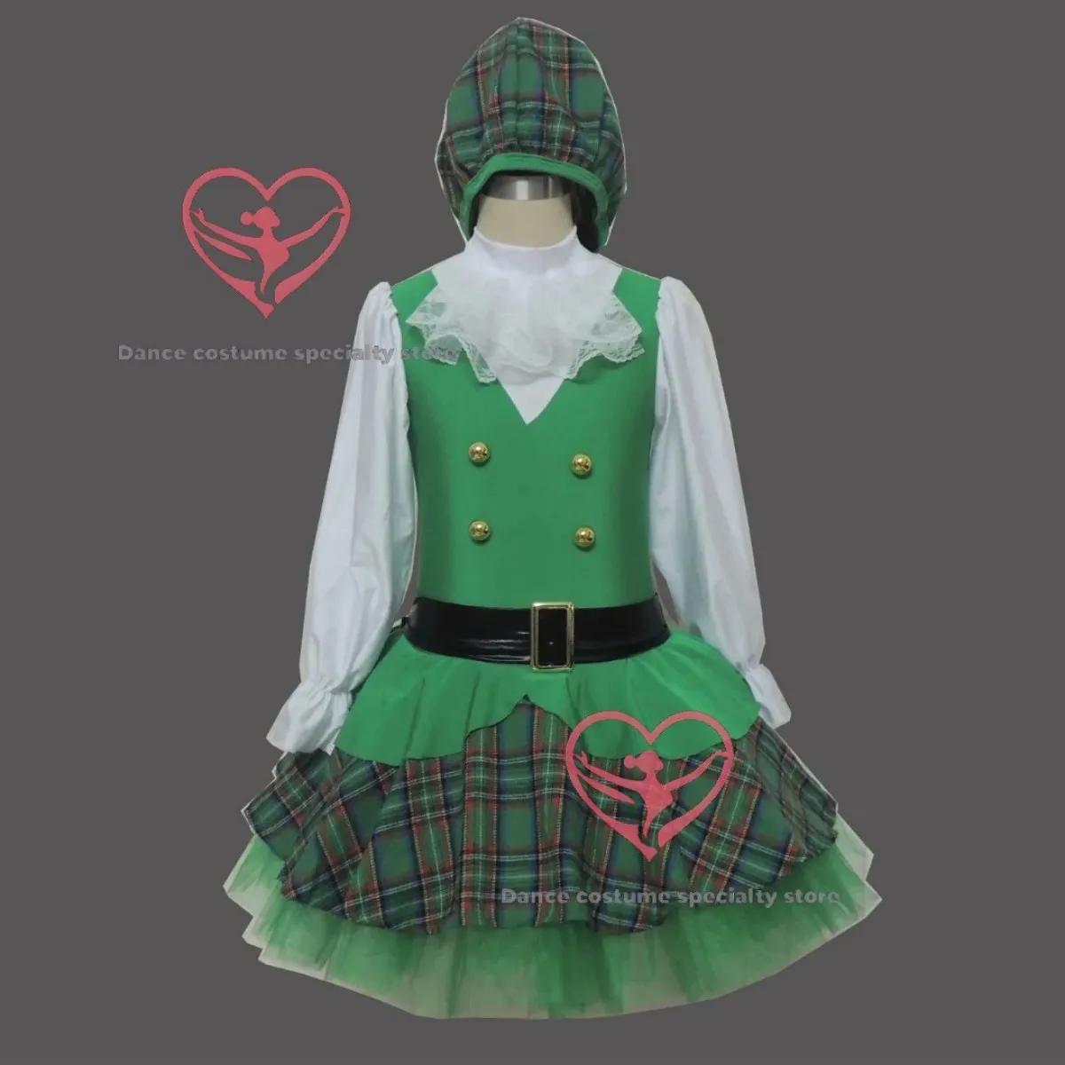 costume-da-ballo-in-stile-irlandese-per-bambini-con-gonna-tutu-verde-a-motivo-scozzese