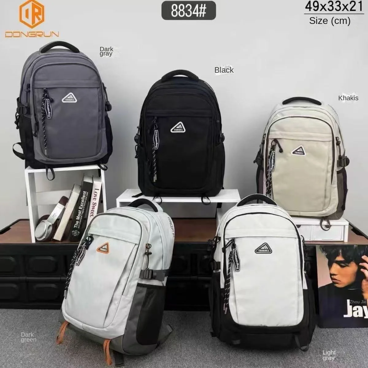 

2026 New Fashion School Bag Boy Girl Primary Grade 3-6 Middle High Student Shoulder Orthopedic Backpack Large Capacity Mochilas