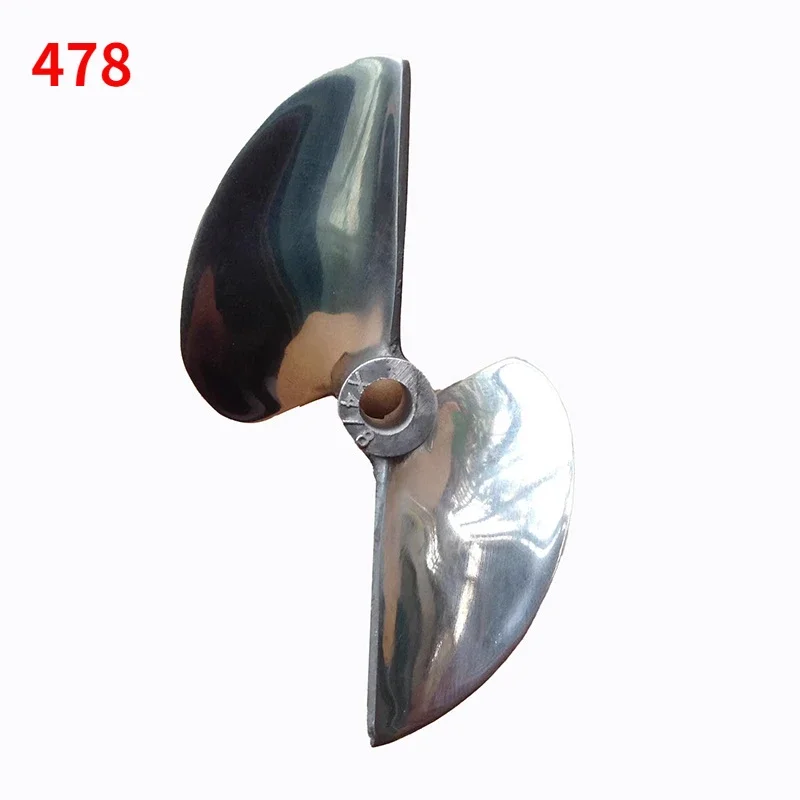 478/678 ,75mm 2-Blade Aluminum Model Boat Propeller,Inner Diameter 5/6.35mm Thread Pitch1.4/1.6