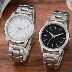 2PCS Fashionable Luxury Couple Watch Fashionable Temperament Exquisite Alloy Strap Quartz Watch Couple Fashion Watch