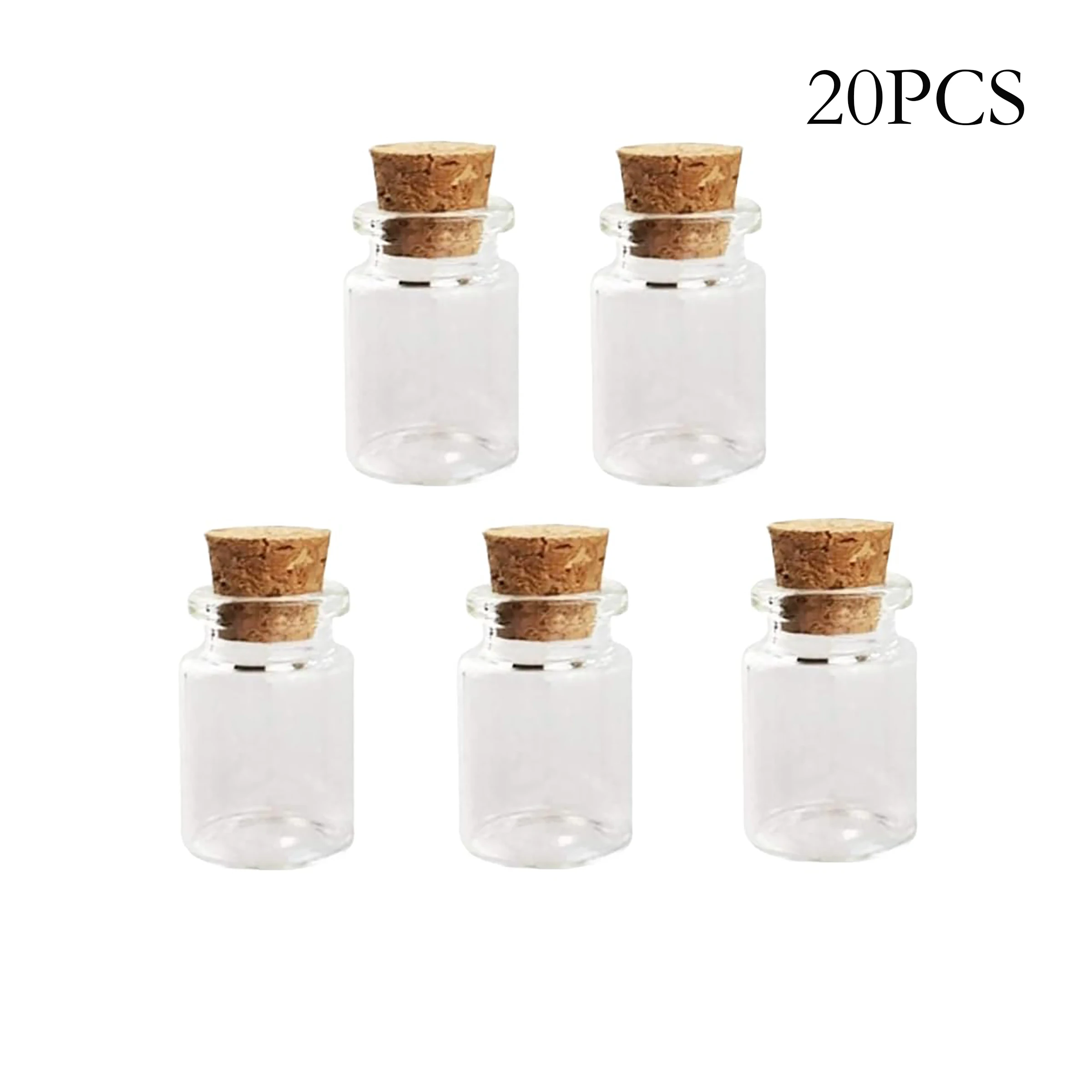 20 Floating Wish Bottle Hanging Decorations, DIY Handmade Storage Containers, Perfect for Parties and Holidays, Multi-Purpose