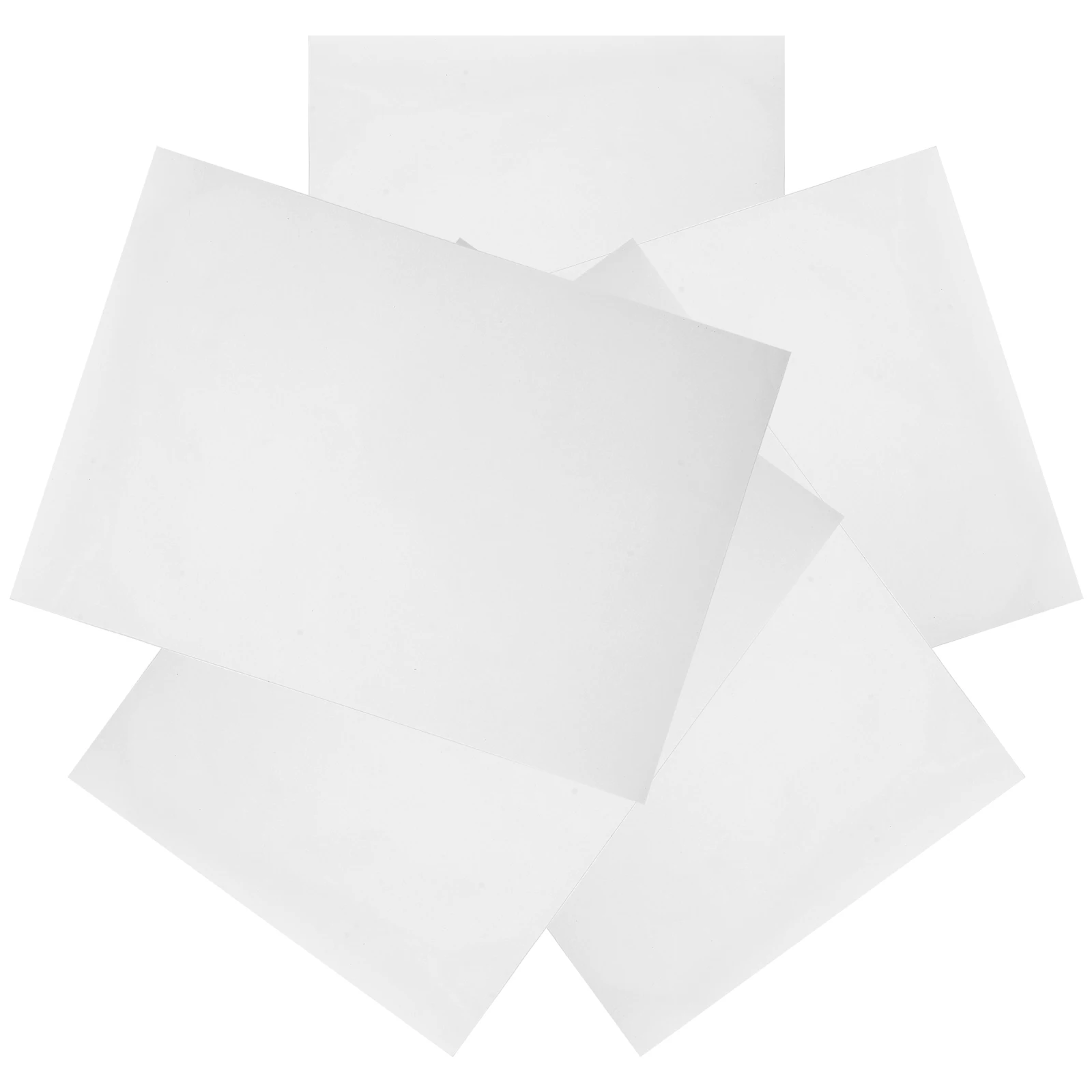 

5Pcs Magnetic Printing Paper Adhesive Sticker Paper for Labeling Photo Printing Blank Magnet Sheets Typing Papers