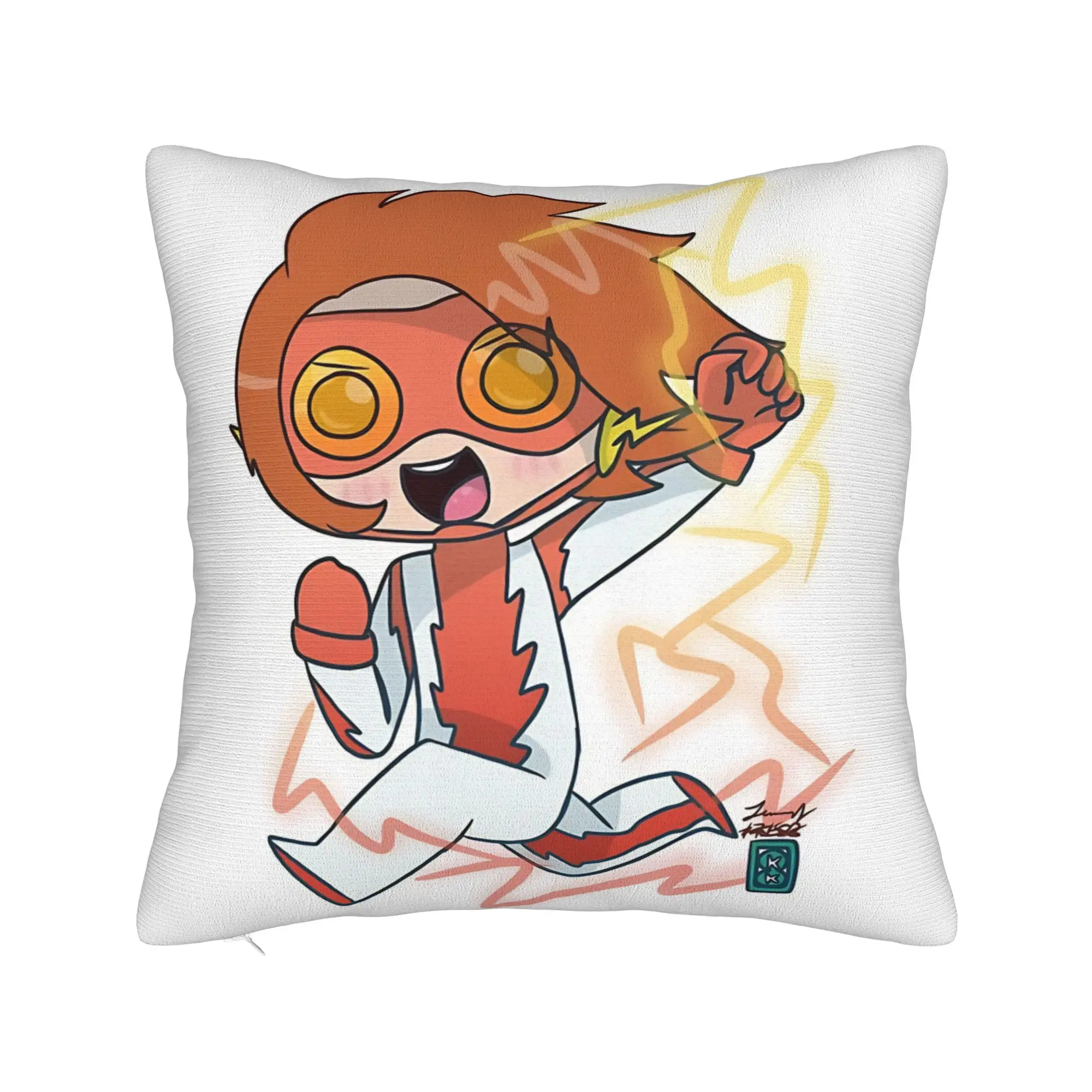 Trickcal Chibi Go Young Justice Impulse Pillow Case  Design Pillow Cover Fashion Cushion Cover For Sofa Bedroom Home Decor