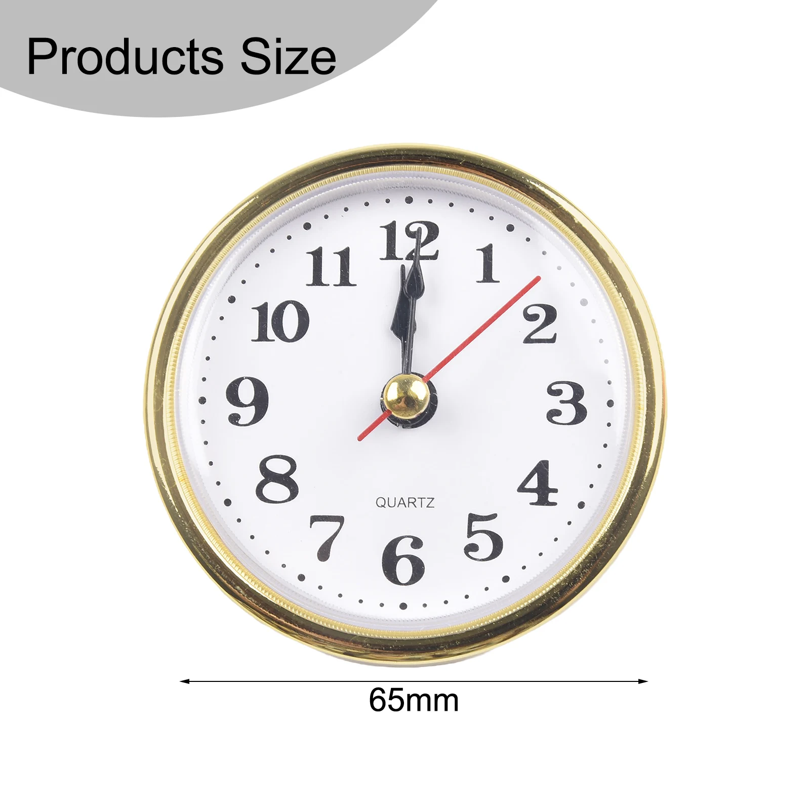 Practical Versatile Usage High-Quality Plastic+metal Quartz Clock Inserts Clock Inserts Movement Replacement DIY