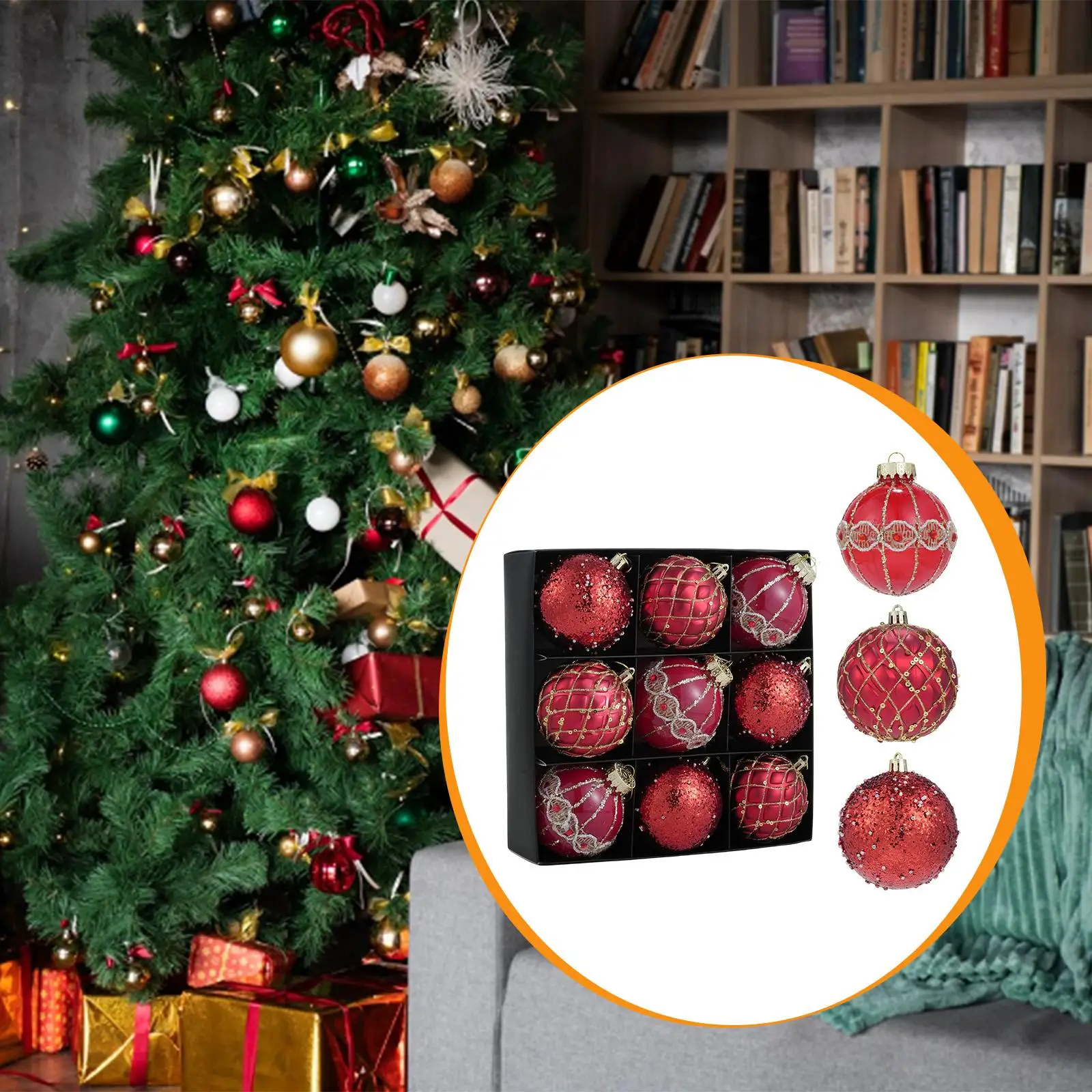 9X Glitter Christma… - image