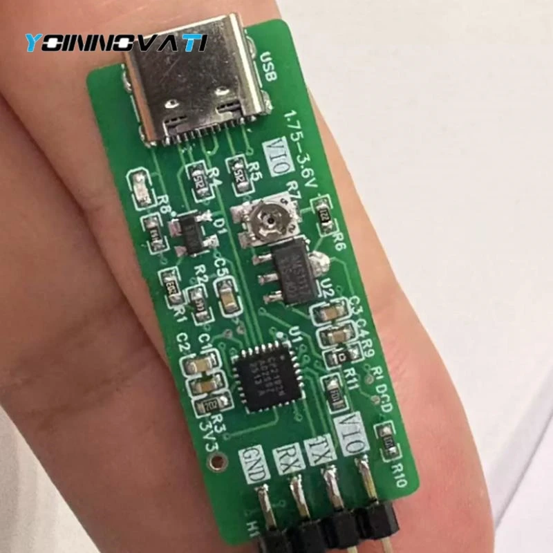 1PCS CP2102N/CP2102C Type-C USB UART Serial Board Variable Adjustable Voltage Debug Adapter