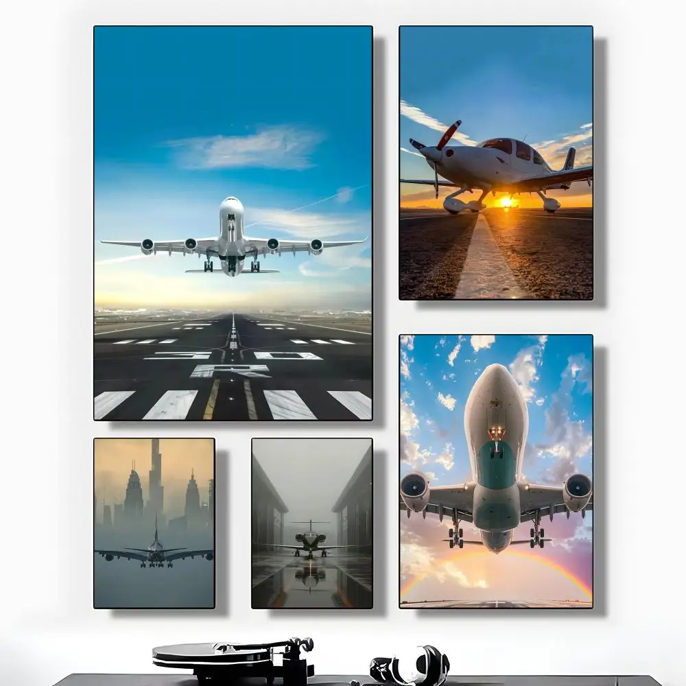 Cool Airplane Head up Poster High-Grade Poster For Home Room Bar Cafe Decoration Art & Present